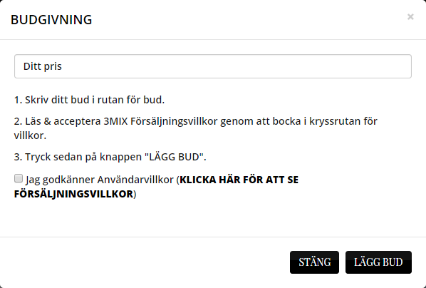 budgivning